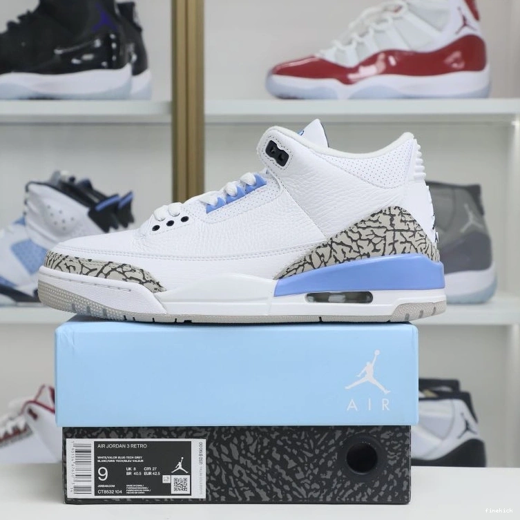 Jordan 3 Jordan Air retro"unc 1204